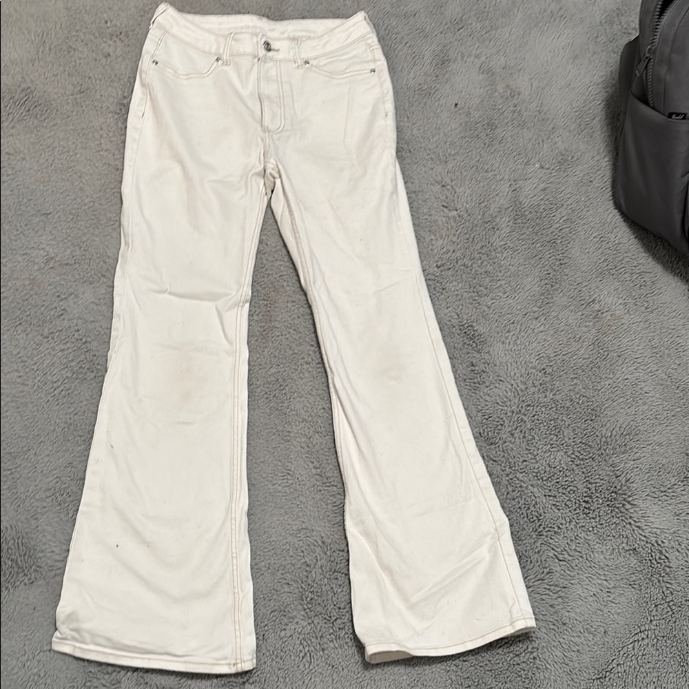 White Flared Jeans